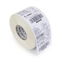 Zebra Z‑Perform 1000D White Direct Thermal Labels - 50.8 × 25.4 mm, Permanent Acrylic Adhesive, 20 Rolls × 430 Labels