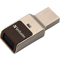 Verbatim Fingerprint Secure USB 3.0 Drive 32GB Aluminium 49337 Verbatim Fingerprint Secure USB 3.0 Drive 32GB Aluminium 49337