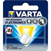 VARTA Professional Electronics Primary LR44 Button Cell Coin Alkaline Battery (Pack of 1)