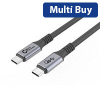 Microconnect USB4 Gen 3x2 USB-C Cable - 0.5m, Compact and Fast Charging, Black