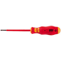 Wurth VDE Screwdriver PZ Recessed Head - SCRDRIV-VDE-PZ0X80 Ref. 06136330 Wurth VDE Screwdriver PZ Recessed Head - SCRDRIV-VDE-PZ0X80 Ref. 06136330