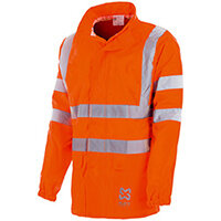 Wurth High-visibility Rain Jacket - REGEN-WARNSCHUTZJACKE ORANGE GR. L Ref. M009050002 Wurth High-visibility Rain Jacket - REGEN-WARNSCHUTZJACKE ORANGE GR. L Ref. M009050002