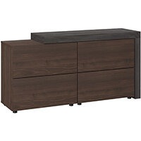 Auttica Cupboard ST Moritz Walnut & Dark Walnut W1680xD450xH840mm Auttica Cupboard ST Moritz Walnut & Dark Walnut W1680xD450xH840mm