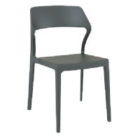 SNOW Side Chair - Polypropylene - Indoor & Outdoor - Dark Grey SNOW Side Chair - Polypropylene - Indoor & Outdoor - Dark Grey