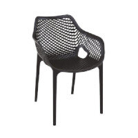 AIR Arm Chair - XL - Polypropylene - Stackable - Indoor & Outdoor - Black AIR Arm Chair - XL - Polypropylene - Stackable - Indoor & Outdoor - Black