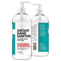70% Hand Sanitiser 500ml Pump Top Pack of 6 ZI5060748723161 70% Hand Sanitiser 500ml Pump Top Pack of 6 ZI5060748723161
