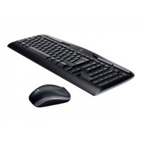 Logitech Wireless Combo MK330 - Keyboard and mouse set - wireless - 2.4 GHz - English - United Kingdom - black Logitech Wireless Combo MK330 - Keyboard and mouse set - wireless - 2.4 GHz - English - United Kingdom - black