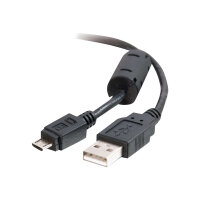 C2G USB 2.0 A to Micro B Cable - USB cable - USB (M) to Micro-USB Type B (M) - USB 2.0 OTG - 2 m - black