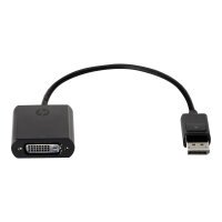 HP DisplayPort to DVI-D Adapter - DisplayPort adapter - single link - DisplayPort (M) to DVI-D (F) - 19 cm - latched - for HP t530, t628; EliteOne 1000 G1, 800 G3; ProDesk 600 G3, 600 G4; Workstation Z8 G4