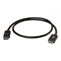 C2G DisplayPort to HDMI Adapter Cable - Video cable - DisplayPort / HDMI - DisplayPort (M) to HDMI (M) - 2 m - shielded - black