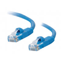 C2G Cat5e Booted Unshielded (UTP) Network Patch Cable - Patch cable - RJ-45 (M) to RJ-45 (M) - 5 m - UTP - CAT 5e - molded, snagless, stranded - blue