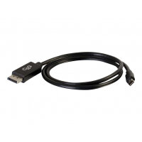 C2G Mini DisplayPort to DisplayPort Adapter Cable Male-Male 2m, DP to DP 4K Cable with Lifetime Warranty, Black 84301