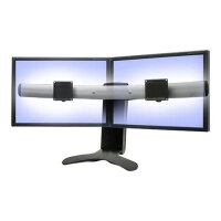 Ergotron LX Widescreen Dual Display Lift Stand/Triple Monitor Stand - Stand for three smaller displays or two larger displays - black - screen size: up to 21" for 3 displays / up to 30" for 2 displays Ergotron LX Widescreen Dual Display Lift Stand/Triple Monitor Stand - Stand for three smaller displays or two larger displays - black - screen size: up to 21" for 3 displays / up to 30" for 2 displays