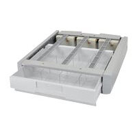 Ergotron StyleView Supplemental Storage Drawer, Single - Storage box - grey white - cart mountable