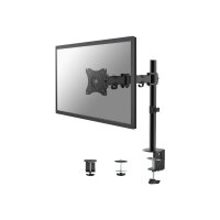 Neomounts by Newstar Select Full Motion Desk Mount (clamp & grommet) for 10-27 Inches Monitor Screen, Height Adjustable - Black