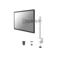 Neomounts by Newstar Select Full Motion Desk Mount (clamp & grommet) for 10-30 Inches Monitor Screen, Height Adjustable - Silver Neomounts by Newstar Select Full Motion Desk Mount (clamp & grommet) for 10-30 Inches Monitor Screen, Height Adjustable - Silver