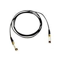 Cisco SFP+ Copper Twinax Cable - Direct attach cable - SFP+ to SFP+ - 3 m - twinaxial - SFF-8436/IEEE 802.3ae - for Catalyst 2960, 2960-24, 2960-48, 2960G-24, 2960G-48, 2960S-24, 2960S-48; UCS 6140 Cisco SFP+ Copper Twinax Cable - Direct attach cable - SFP+ to SFP+ - 3 m - twinaxial - SFF-8436/IEEE 802.3ae - for Catalyst 2960, 2960-24, 2960-48, 2960G-24, 2960G-48, 2960S-24, 2960S-48; UCS 6140