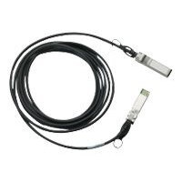 Cisco SFP+ Copper Twinax Cable - Direct attach cable - SFP+ to SFP+ - 5 m - twinaxial - SFF-8436/IEEE 802.3ae - for Catalyst 2960, 2960-24, 2960-48, 2960G-24, 2960G-48, 2960S-24, 2960S-48; UCS 6140 Cisco SFP+ Copper Twinax Cable - Direct attach cable - SFP+ to SFP+ - 5 m - twinaxial - SFF-8436/IEEE 802.3ae - for Catalyst 2960, 2960-24, 2960-48, 2960G-24, 2960G-48, 2960S-24, 2960S-48; UCS 6140