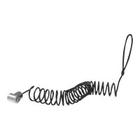 Compulocks Universal PC Cable Lock - Peripheral Security Trap Included - Silver Coiled Lock - Security cable lock - 1.52 m