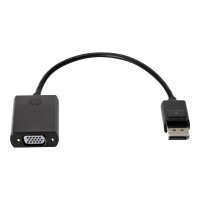 HP DisplayPort to VGA Adapter - Video converter - DisplayPort - VGA - for ENVY 27, 750; ENVY Curved 34; ProBook 640 G4, 64X G3, 650 G4; ZBook 14u G4, 15u G4, 17 G4