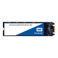 WD Blue 3D NAND SATA SSD WDS250G2B0B - Solid state drive - 250 GB - internal - M.2 2280 - SATA 6Gb/s WD Blue 3D NAND SATA SSD WDS250G2B0B - Solid state drive - 250 GB - internal - M.2 2280 - SATA 6Gb/s