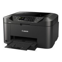 Canon MAXIFY MB2150 - Multifunction printer - colour - ink-jet - A4 (210 x 297 mm), Legal (216 x 356 mm) (original) - A4/Legal (media) - up to 18 ppm (copying) - up to 19 ipm (printing) - 250 sheets - 33.6 Kbps - USB 2.0, Wi-Fi(n), USB host