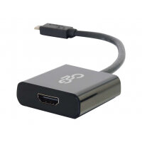 C2G USB 3.1 USB-C To HDMI Audio/Video Adapter - External video adapter - USB 3.1 - HDMI - black