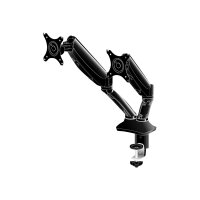 Iiyama DS3002C-B1 - Adjustable Dual Arm for 2 Monitors of Screen Size: 10 Inches-27 Inches- Desk Clamp Mountable - Sturdy, Strong Material, Adjustable - Colour: Black