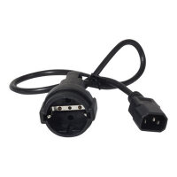 APC - Power cable - CEE 7/7 (F) to IEC 60320 C14 - 10 A - 61 cm - black - for P/N: SMX3000RMHV2UNC, SUA750IX38
