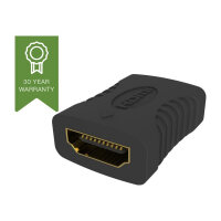 VISION Techconnect - HDMI coupler - HDMI (F) to HDMI (F) - metal - 4K support VISION Techconnect - HDMI coupler - HDMI (F) to HDMI (F) - metal - 4K support
