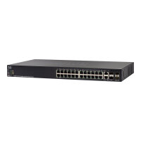 Cisco Small Business SG550X-24MP - Switch - L3 - Managed - 24 x 10/100/1000 (PoE+) + 2 x combo 10 Gigabit SFP+ + 2 x 10 Gigabit SFP+ - rack-mountable - PoE+ (382 W) Cisco Small Business SG550X-24MP - Switch - L3 - Managed - 24 x 10/100/1000 (PoE+) + 2 x combo 10 Gigabit SFP+ + 2 x 10 Gigabit SFP+ - rack-mountable - PoE+ (382 W)