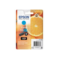Epson 33XL - 8.9 ml - XL - cyan - original - blister - ink cartridge - for Expression Home XP-635, 830; Expression Premium XP-530, 540, 630, 635, 640, 645, 830, 900
