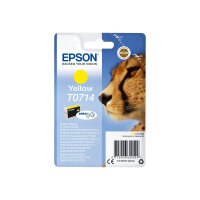 Epson (T0714) Yellow Original Ink Cartridge Capacity 5.5ml For Stylus DX9400, SX115, SX210, SX215, SX218, SX415, SX515, SX610; Stylus Office BX310, BX610