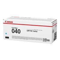 Canon 040 - Cyan - original - toner cartridge - for imageCLASS LBP712Cdn; i-SENSYS LBP710Cx, LBP712Cx; Satera LBP712Ci Canon 040 - Cyan - original - toner cartridge - for imageCLASS LBP712Cdn; i-SENSYS LBP710Cx, LBP712Cx; Satera LBP712Ci