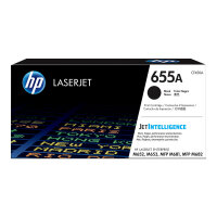 HP 655A - Black - original - LaserJet - toner cartridge (CF450A) - for Color LaserJet Enterprise M652, M653; LaserJet Enterprise Flow MFP M681, MFP M682 - HP 655 A