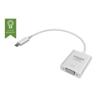 Vision - External video adapter - USB-C 3.1 - VGA - white - retail Vision - External video adapter - USB-C 3.1 - VGA - white - retail