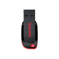 SanDisk Cruzer Blade - USB flash drive - 32 GB - USB 2.0 - electric blue