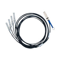 Mellanox Hybrid Passive Copper - Network cable - QSFP+ (M) to SFP+ (M) - 3 m - SFF-8431/SFF-8436 - passive Mellanox Hybrid Passive Copper - Network cable - QSFP+ (M) to SFP+ (M) - 3 m - SFF-8431/SFF-8436 - passive