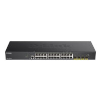 D-Link DGS 1250-28X - Switch - L3 Lite - smart - 24 x 10/100/1000 + 4 x 10 Gigabit SFP+ - rack-mountable