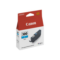 Canon PFI-300 C - Cyan - original - ink tank - for imagePROGRAF PRO-300 - Canon PFI 300