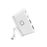 DICOTA USB-C Portable Hub 4-in-1 - Hub - 2 x USB-C + 2 x SuperSpeed USB - desktop
