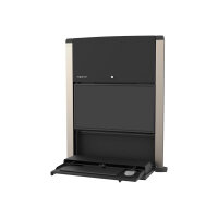 Ergotron CareFit - Wall-mounted workstation - matte black