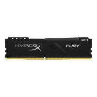 HyperX FURY - DDR4 - 16 GB - DIMM 288-pin - 2666 MHz / PC4-21300 - CL16 - 1.2 V - unbuffered - non-ECC - black HyperX FURY - DDR4 - 16 GB - DIMM 288-pin - 2666 MHz / PC4-21300 - CL16 - 1.2 V - unbuffered - non-ECC - black