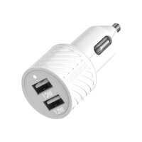 OtterBox - Car power adapter - 12 Watt - 2.4 A - 2 output connectors (USB) - cloud dream white OtterBox - Car power adapter - 12 Watt - 2.4 A - 2 output connectors (USB) - cloud dream white