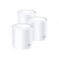 TP-Link Deco X60 - Wi-Fi system (3 routers) - GigE, 802.11ax - 802.11a/b/g/n/ac/ax - Dual Band