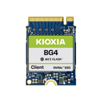 KIOXIA BG4 Series KBG40ZNS128G - Solid state drive - 128 GB - internal - M.2 2230 - PCI Express 3.0 x4 (NVMe) KIOXIA BG4 Series KBG40ZNS128G - Solid state drive - 128 GB - internal - M.2 2230 - PCI Express 3.0 x4 (NVMe)