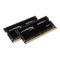 HyperX Impact - DDR4 - kit - 64 GB: 2 x 32 GB - SO-DIMM 260-pin - 2666 MHz / PC4-21300 - CL16 - 1.2 V - unbuffered - non-ECC HyperX Impact - DDR4 - kit - 64 GB: 2 x 32 GB - SO-DIMM 260-pin - 2666 MHz / PC4-21300 - CL16 - 1.2 V - unbuffered - non-ECC