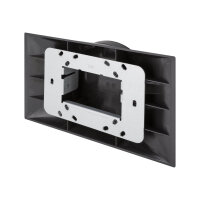 Crestron - Mounting kit (cover, adhesive rear housing, adhesive backed raceway (3 sections)) - for touch screen (multisurface) - plastic - smooth black - surface mountable, glass-mounted - for Crestron TS-1070-B-S Crestron - Mounting kit (cover, adhesive rear housing, adhesive backed raceway (3 sections)) - for touch screen (multisurface) - plastic - smooth black - surface mountable, glass-mounted - for Crestron TS-1070-B-S