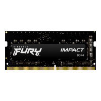 Kingston FURY Impact - DDR4 - kit - 32 GB: 2 x 16 GB - SO-DIMM 260-pin - 3200 MHz / PC4-25600 - CL20 - 1.2 V - unbuffered - non-ECC - black