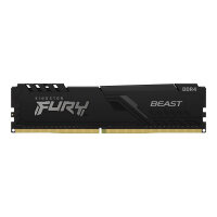 Kingston FURY Beast - DDR4 - kit - 32 GB: 2 x 16 GB - DIMM 288-pin - 3600 MHz / PC4-28800 - CL18 - 1.35 V - unbuffered - non-ECC - black
